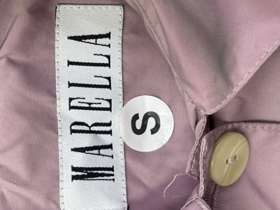 MARELLA  ΒΑΜΒΑΚΕΡΟ ΠΑΛΤΟ MINIMAL ΡΟΖ ΓΥΝΑΙΚΕΙΟ PRE OWNED S