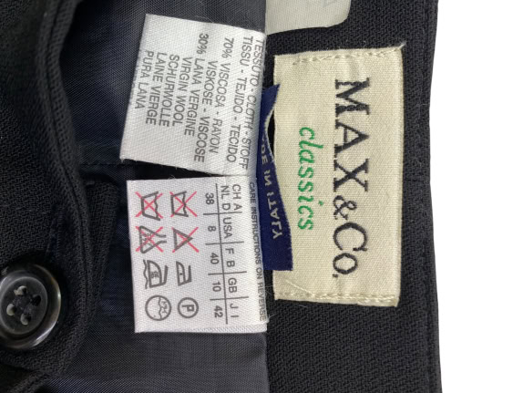 MAX&CO. MINI SKIRT BLACK WOMEN'S S