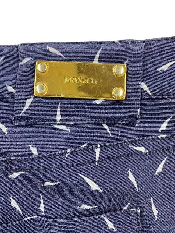 MAX&CO PANTALONI CASUAL LOGO BLU DONNA 38