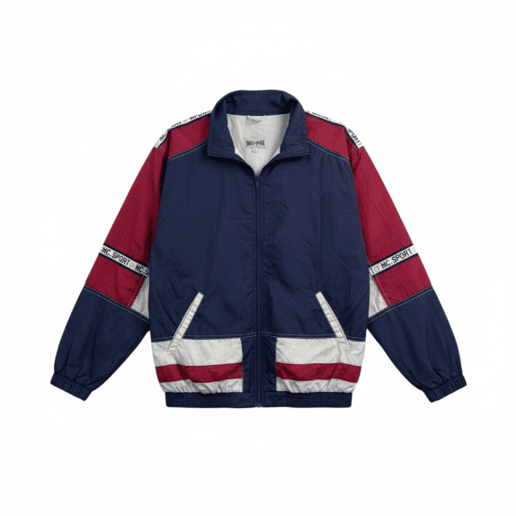 MC Sport Jacket Vintage Logo Μπλε Κόκκινο Unisex S