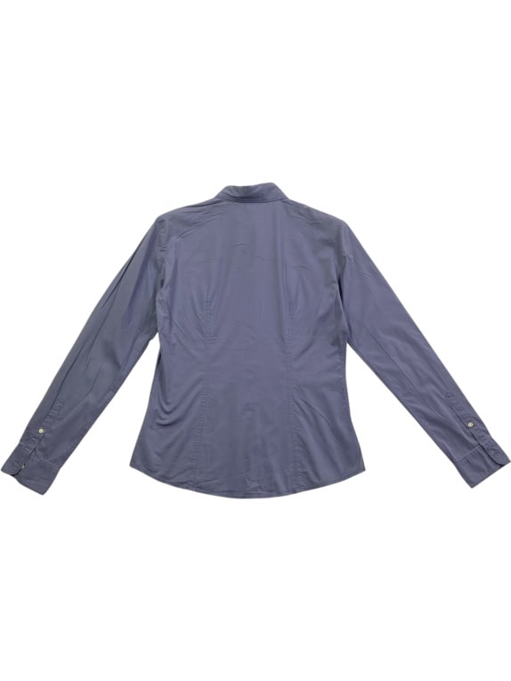 MCS MARLBORO CLASSICS CASUAL SHIRT EMBROIDERED LOGO BLUE-PURPLE WOMEN'S S