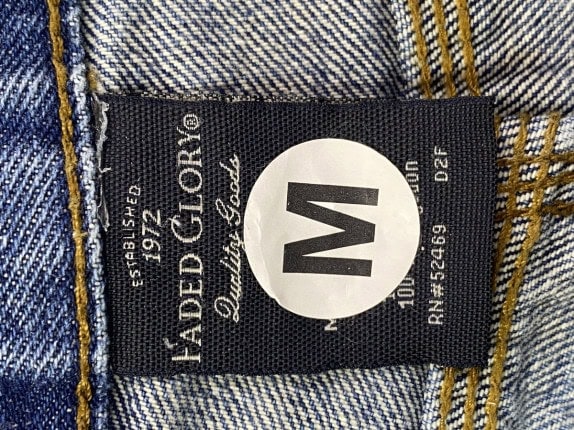 MELTIN POT DENIM SHORTS CARGO WASHED ΜΠΛΕ ΑΝΤΡΙΚΟ PRE OWNED M