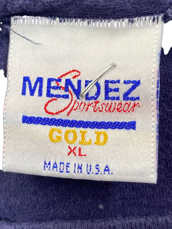 MENDEZ T-Shirt Fantasy Logo Blu Unisex XL