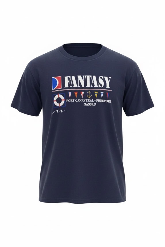 MENDEZ T-Shirt Fantasy Logo Μπλε Unisex XL