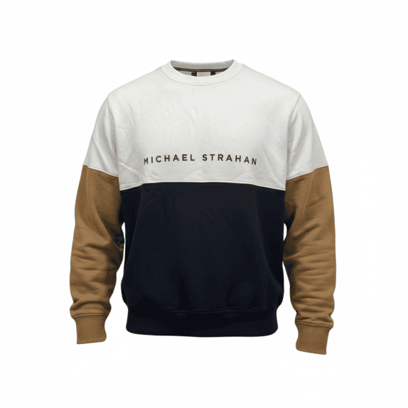 Michael Strahan Collection Φούτερ Casual Logo Πολύχρωμο Ανδρικό XXL