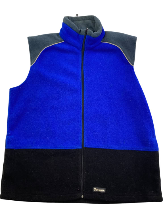 MICHELIN FLEECE VEST LOGO BLUE/BLACK UNISEX XL