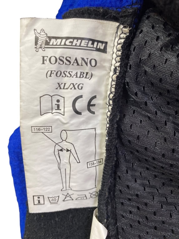 MICHELIN FLEECE VEST LOGO BLUE/BLACK UNISEX XL
