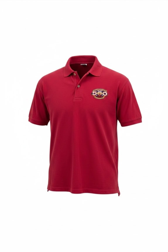Polo ricamata Midwest con logo Indianapolis 500 Rosso UNISEX L