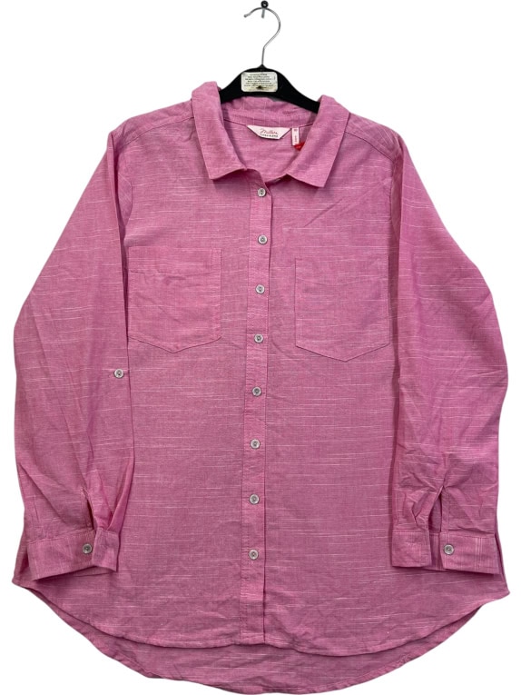 MILLERS ΠΟΥΚΑΜΙΣΟ LINEN BLEND CASUAL ΡΟΖ ΓΥΝΑΙΚΕΙΟ L preowned
