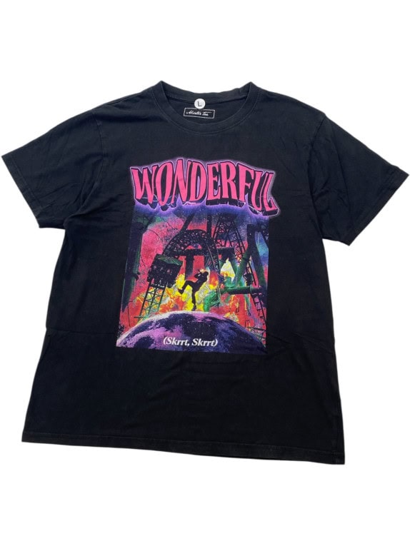 MISTER TEE GRAPHIC TEE STREETWEAR BLACK ΑΝΤΡΙΚΟ PRE OWNED L