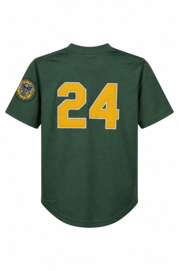 MITCHELL AND NESS MAGLIA ATHLETICS VERDE UOMO PRE OWNED 3XL