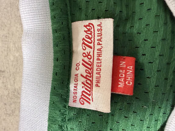 MITCHELL AND NESS 2007/08 ΜΠΛΟΥΖΑ ΜΠΑΣΚΕΤ BOSTON CELTICS ΠΡΑΣΙΝΟ ΑΝΤΡΙΚΟ PRE OWNED XL/XXL