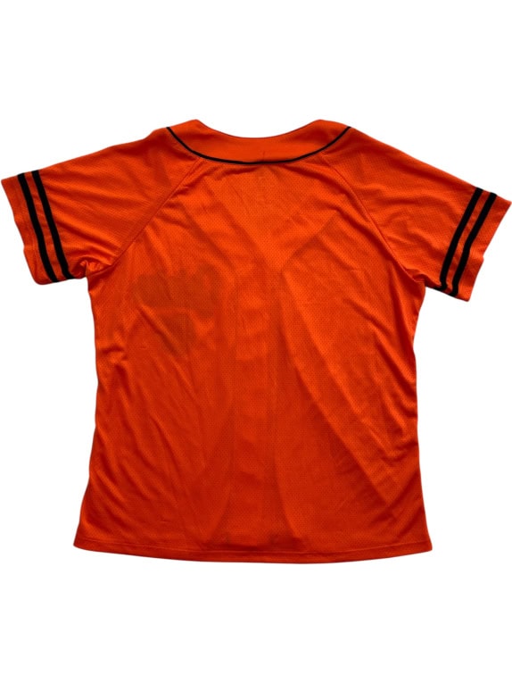 MLB Baltimore Orioles Baseball Jersey Logo Orange Women’s L