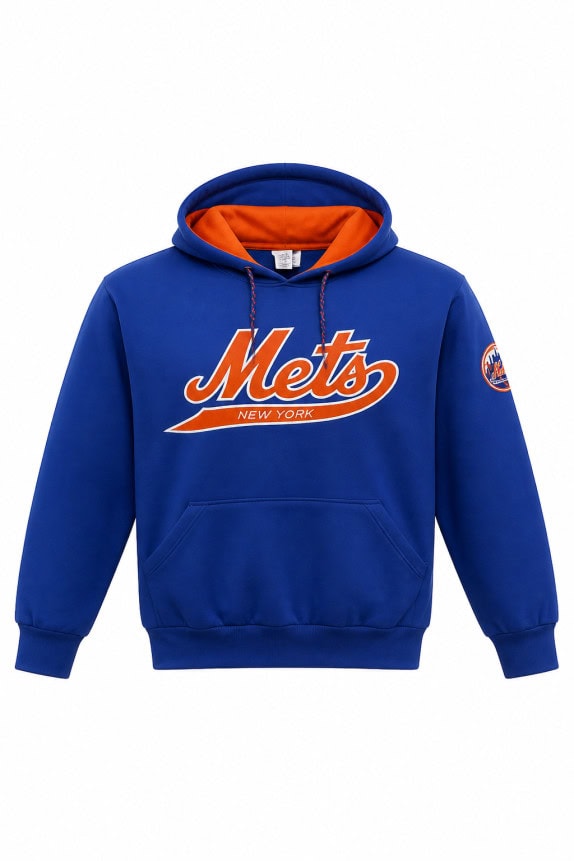 MLB GENUINE MERCHANDISE ΦΟΥΤΕΡ ΜΕ ΚΟΥΚΟΥΛΑ SPORTSWEAR ΜΠΛΕ ΡΟΥΑ UNISEX PRE OWNED L