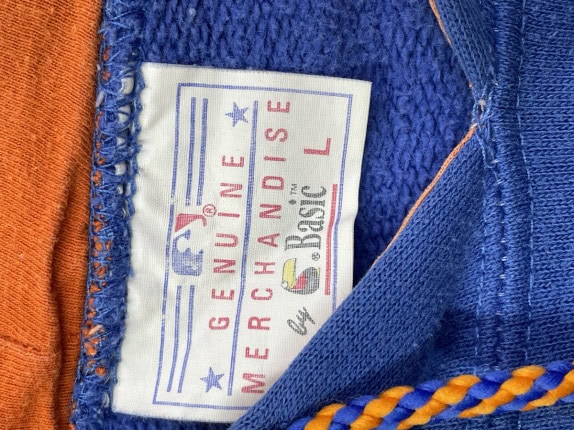 MLB GENUINE MERCHANDISE ΦΟΥΤΕΡ ΜΕ ΚΟΥΚΟΥΛΑ SPORTSWEAR ΜΠΛΕ ΡΟΥΑ UNISEX PRE OWNED L