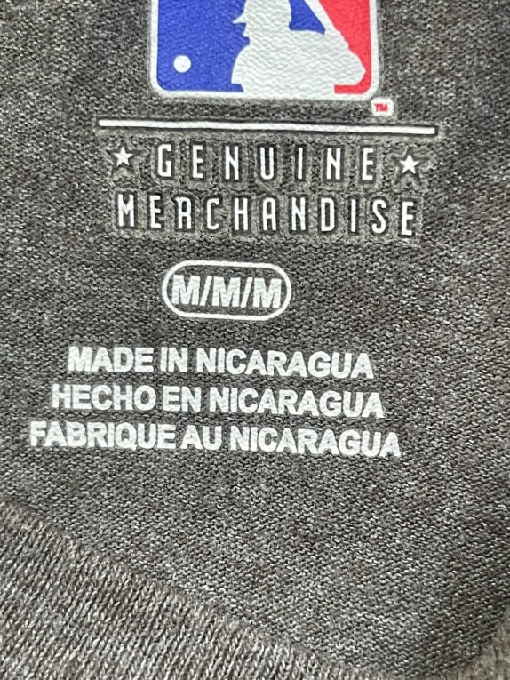 MLB GRAPHIC TEE SPORTSWEAR CHARCOAL UOMO PRE OWNED M
