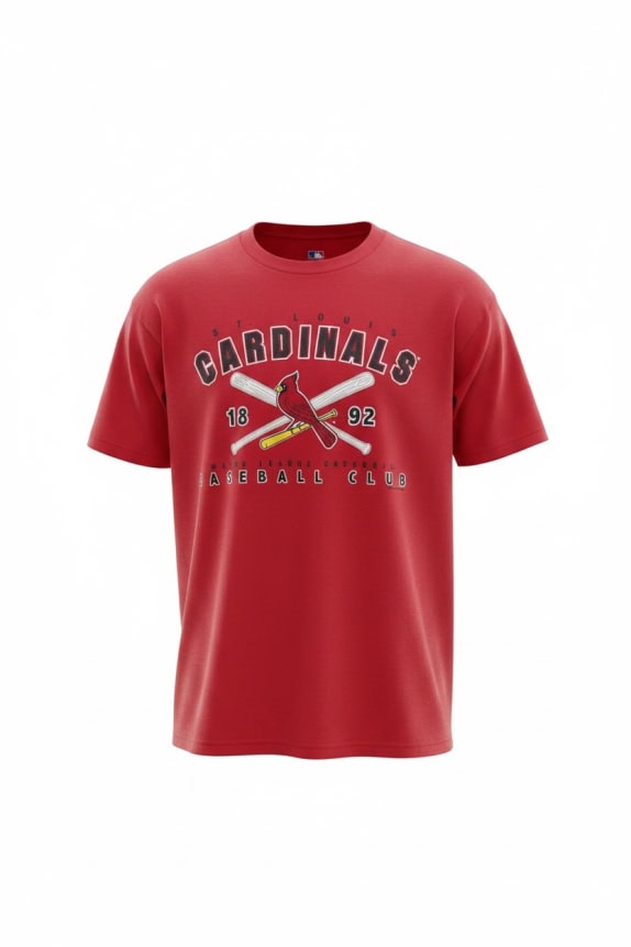 MLB GRAPHIC TEE SPORTSWEAR RED MEN PRE OWNED L