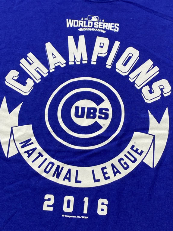 MLB T SHIRT GRAPHIC SPORTSWEAR ΜΠΛΕ ΑΝΤΡΙΚΟ PRE OWNED L