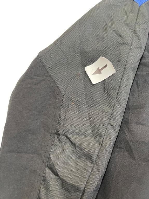 MODERN HEADWEAR GIUBBOTTO BOMBER RETRO SPORTSWEAR NERO BLU UOMO PRE OWNED XL
