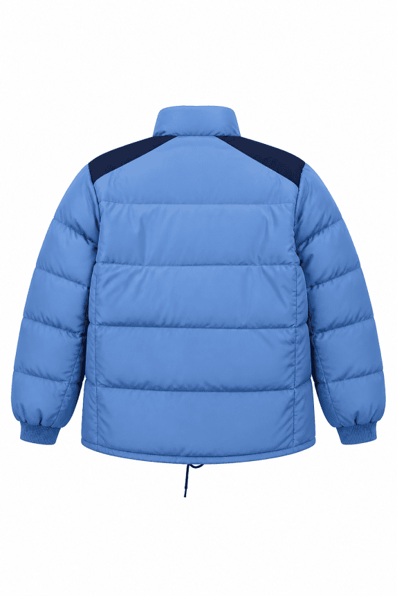 1980s MONCLER MADE IN FRANCE ΤΖΑΚΕΤ ΑΘΛΗΤΙΚΟ ΜΠΛΕ ΑΝΤΡΙΚΟ PRE OWNED XL