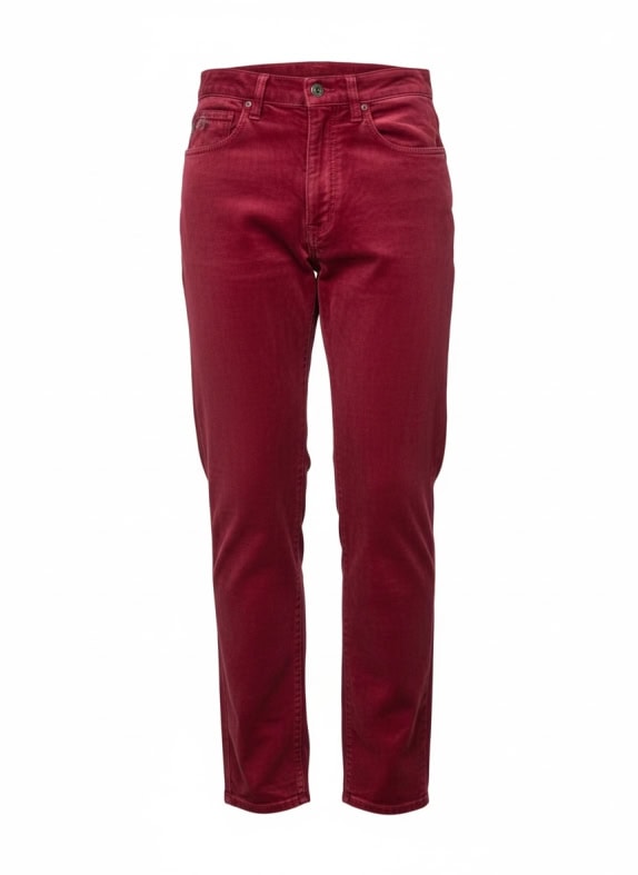 Moschino Jeans Παντελόνι Βελουτέ Vintage Κόκκινο Γυναικείο XS