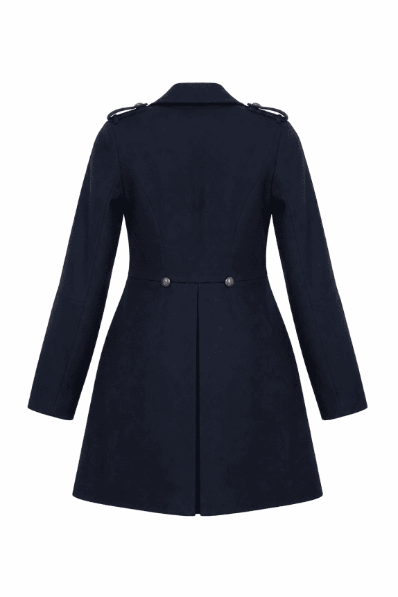 1990s MOSCHINO ΠΑΛΤΟ ΚΛΑΣΙΚΟ ΜΑΥΡΟ ΓΥΝΑΙΚΕΙΟ PRE OWNED S
