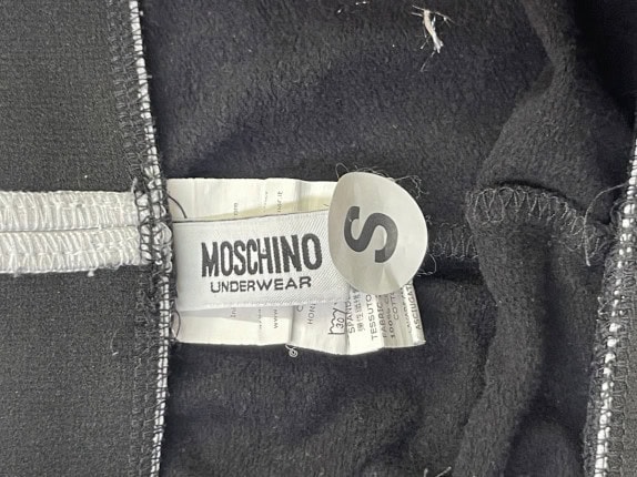 MOSCHINO ΠΑΝΤΕΛΟΝΙ JOGGER STREETWEAR ΜΑΥΡΟ ΑΝΤΡΙΚΟ PRE OWNED S