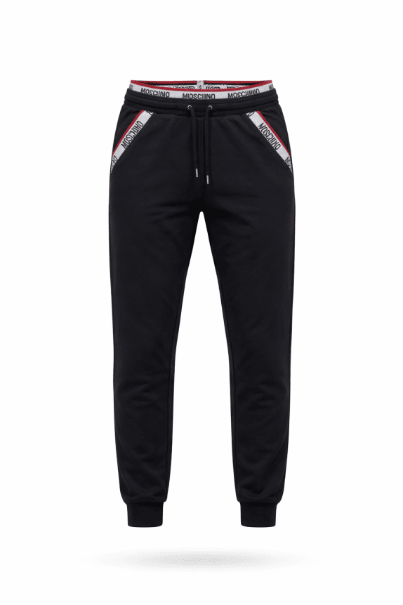 MOSCHINO JOGGER STREETWEAR BLACK MEN PRE OWNED S