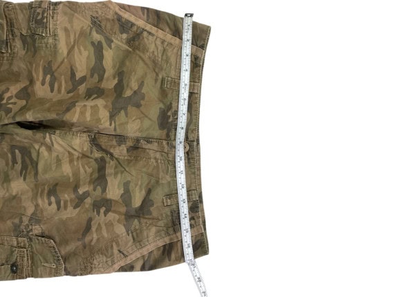 MOSSIMO ΒΕΡΜΟΥΔΑ CARGO UTILITY OLIVE CAMOUFLAGE ΑΝΤΡΙΚΟ PRE OWNED M