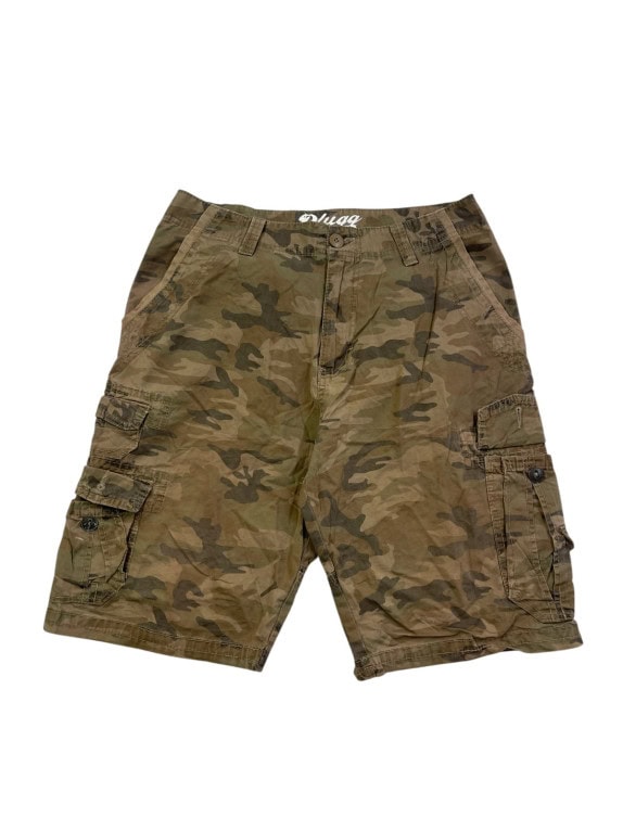 MOSSIMO ΒΕΡΜΟΥΔΑ CARGO UTILITY OLIVE CAMOUFLAGE ΑΝΤΡΙΚΟ PRE OWNED M