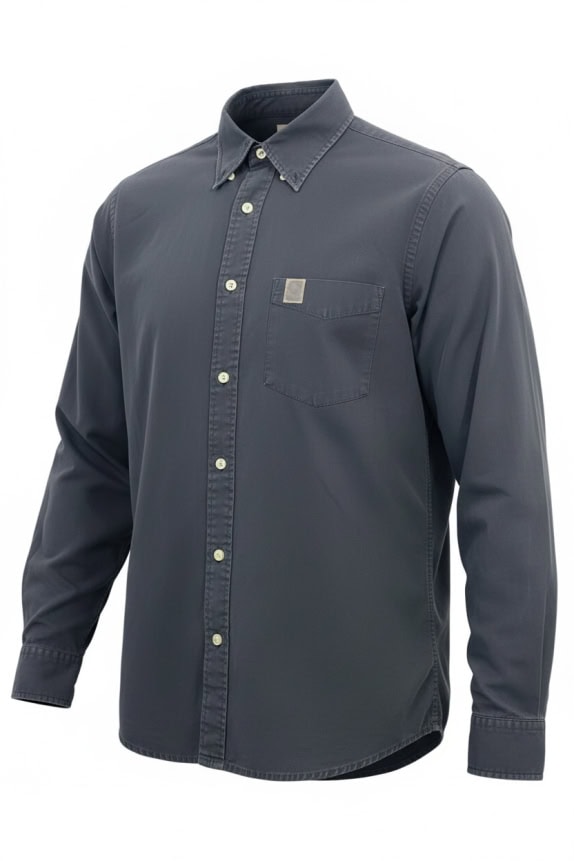 MURPHY & NYE Πουκάμισο Regular Fit Sailmakers Λογότυπο Μαύρο Ανδρικό L