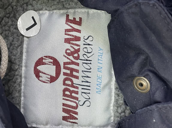 1990S MURPHY AND NYE  JACKET MINIMAL NAVY UOMO PRE OWNED L