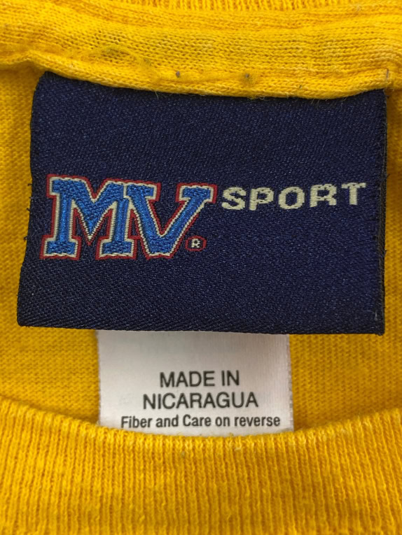 MV SPORT T-Shirt Iowa Hawkeyes University Logo Κίτρινο Unisex L