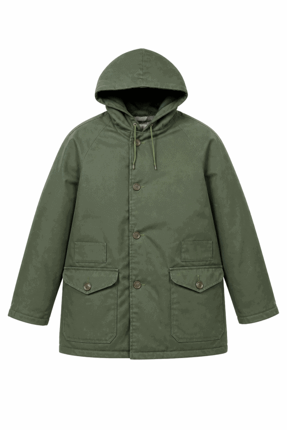 1960s VINTAGE ΜΠΟΥΦΑΝ  ΜΕ ΚΟΥΚΟΥΛΑ WORKWEAR ΛΑΔΙ ΑΝΤΡΙΚΟ PRE OWNED L