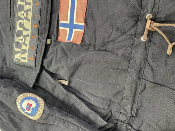 1990s NAPAPIJRI ANORAK ARCHIVE NAVY ΑΝΔΡΙΚΟ PRE OWNED XXL