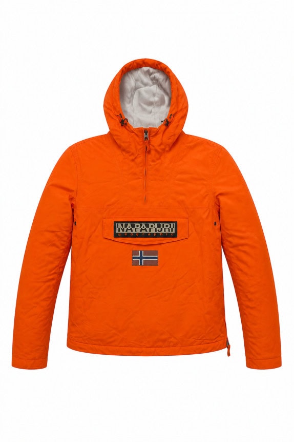 NAPAPIJRI ANORAK STREETWEAR ARANCIONE UOMO PRE OWNED S