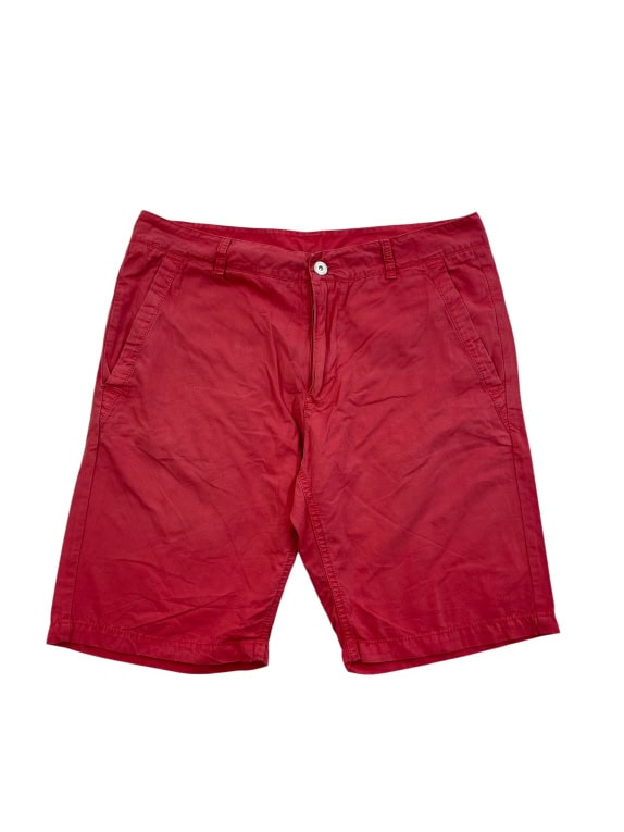 NAPAPIJRI BERMUDA SHORTS LOGO ΚΟΚΚΙΝΟ UNISEX M