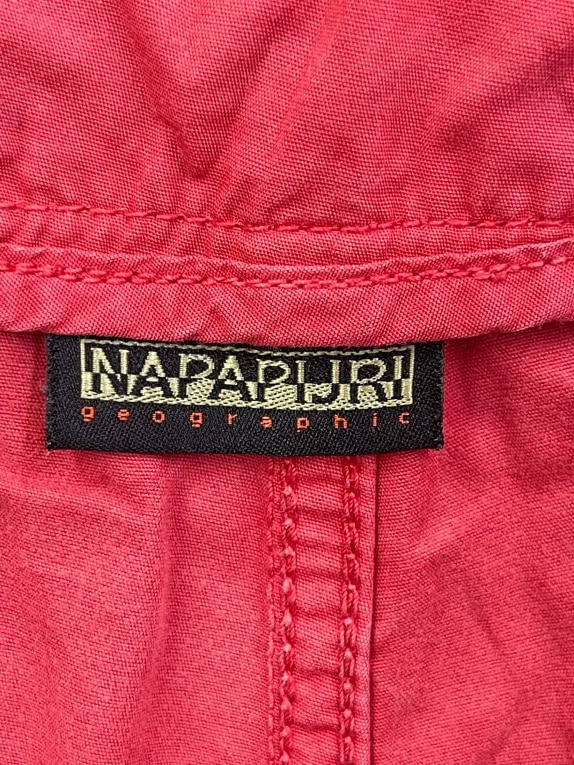 NAPAPIJRI BERMUDA SHORTS LOGO ΚΟΚΚΙΝΟ UNISEX M