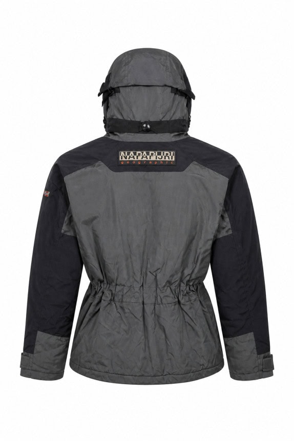 NAPAPIJRI ΠΑΡΚΑ ΜΠΟΥΦΑΝ UTILITY CHARCOAL UNISEX PRE OWNED L