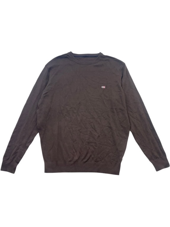 NAPAPIJRI ΠΛΕΚΤΟ ΠΟΥΛΟΒΕΡ MINIMAL ΚΑΦΕ ΑΝΤΡΙΚΟ PRE OWNED XL
