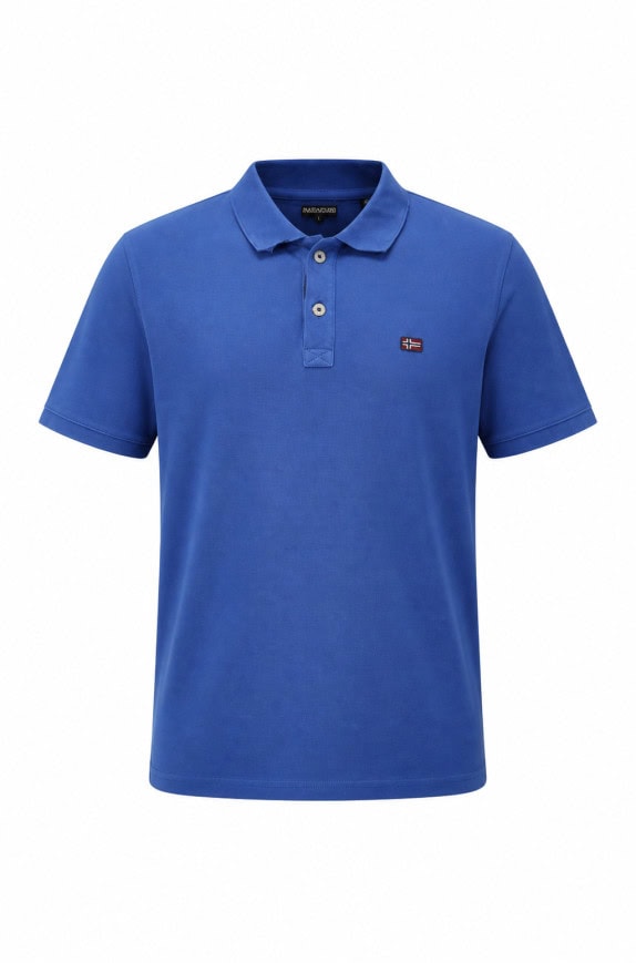 NAPAPIJRI POLO SHIRT CLASSIC ΜΠΛΕ ΑΝΤΡΙΚΟ PRE OWNED L