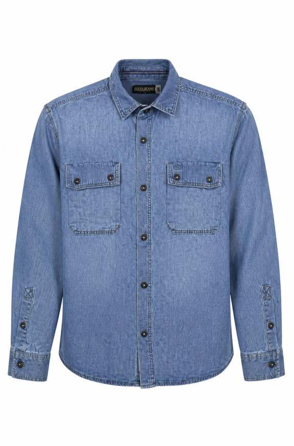 NAPAPIJRI ΠΟΥΚΑΜΙΣΟ DENIM ΜΠΛΕ ΑΝΤΡΙΚΟ PRE OWNED M