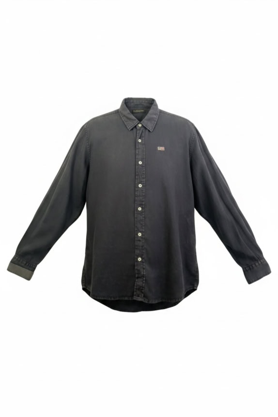 NAPAPIJRI ΠΟΥΚΑΜΙΣΟ LOGO ΜΑΥΡΟ UNISEX L