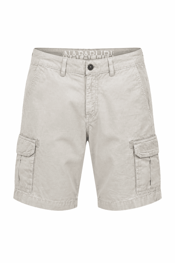 NAPAPIJRI BERMUDA CARGO UTILITY BEIGE UOMO PRE OWNED L