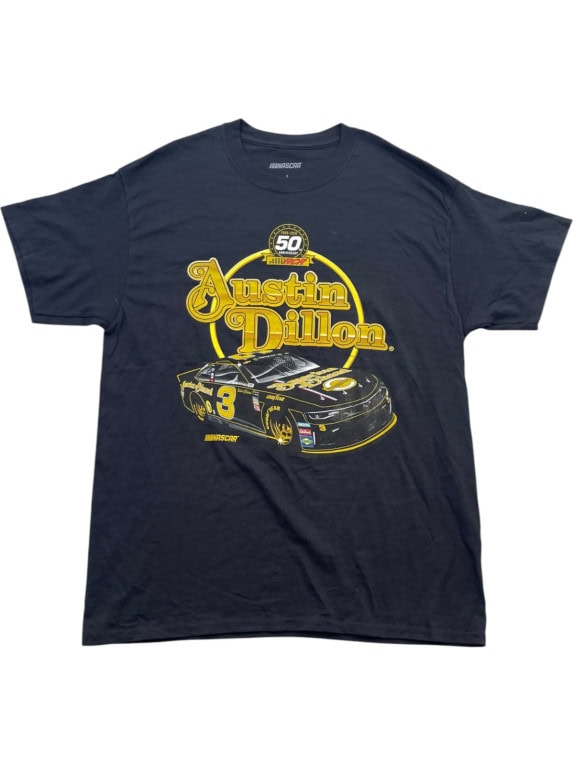 NASCAR AUSTIN DILLON GRAPHIC TEE RACING ΜΑΥΡΟ UNISEX PRE OWNED L