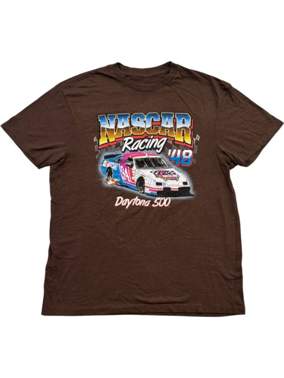 NASCAR T SHIRT RACING GRAPHIC ΚΑΦΕ ΑΝΤΡΙΚΟ PRE OWNED M
