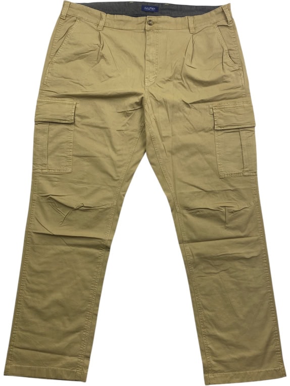 Nautica Pantaloni Cargo Casual Cachi da Uomo 4XL (W42)