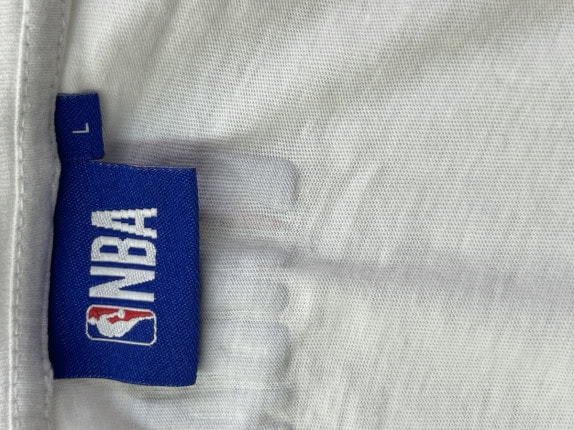 NBA GRAPHIC TEE SPORTSWEAR WHITE UNISEX PRE OWNED L