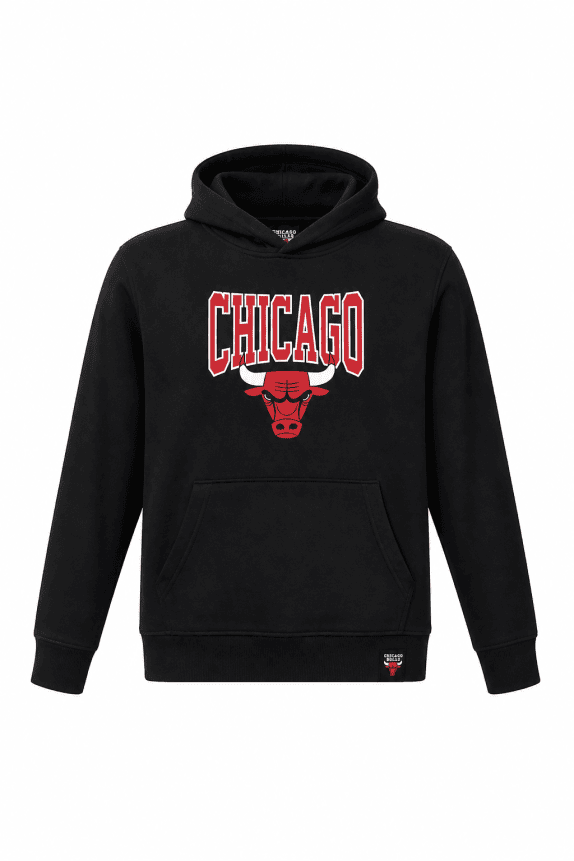 NBA HOODIE GRAPHIC BLACK UNISEX PRE OWNED M