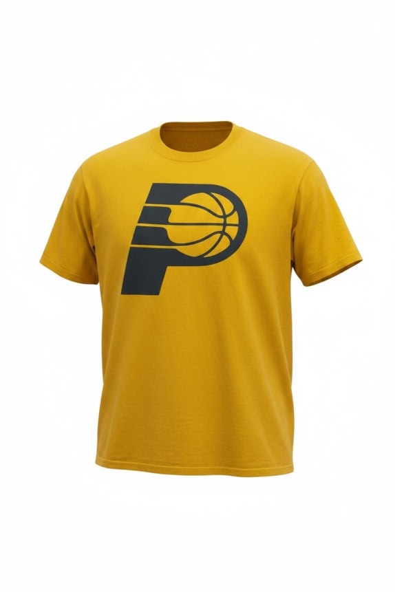 NBA Indiana Pacers T-Shirt Big Logo Κίτρινο UNISEX XL